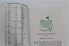 1980 Masters Tournament Spectator Guide - Seve Ballesteros Winner