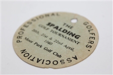 1960 The Spalding Golf Tournament at Moor Park GC Competitor Ticket - Harry Weetman Winner