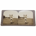 Walter J. Travis Stereopic Bay State Publishing Co. Finish, showing back Photo