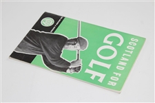 1962 'Scotland For Golf' A Scottish Tourist Board Course Guide by Frank Moran