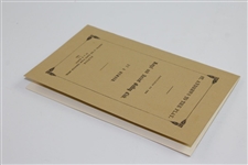 Ltd Ed Facsimile of Rare 1854 'St. Andrews to the Play' Dedicated to R&A by a Member Booklet