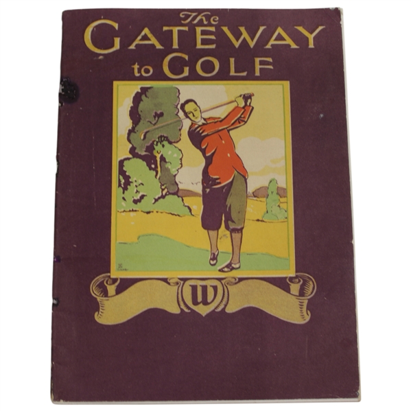 1928 The Gateway to Golf Wilson Athletic Equipment Booklet