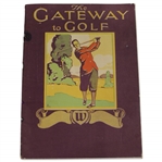 1928 The Gateway to Golf Wilson Athletic Equipment Booklet