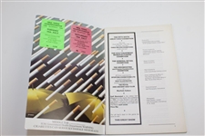 1980 OPEN at Muirfield Program with Results Page, Voucher, & 2 Attached Tickets - Tom Watson Winner