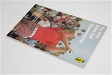 1977 OPEN at Turnberry Program with Course Map & Final Day Ticket #260 - Tom Watson Winner