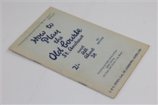 'How to Play the Old Course', 'Home of Golf', 'Golfing' Brochures with St. Andrews Card/Envelope