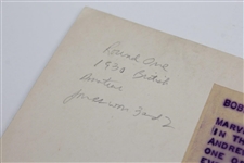 Bobby Jones 1930 British Amateur Round One P&A Photo - Hole Out from 160 Yards! with Leter