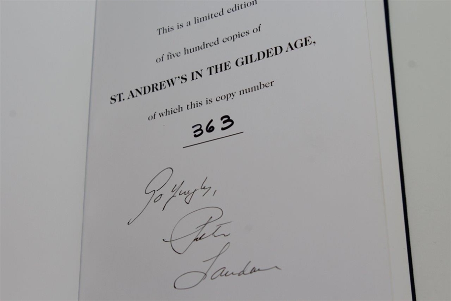 'St Andrews in the Gilded Age' Members Only Signed Ltd Ed Book by Peter Landau