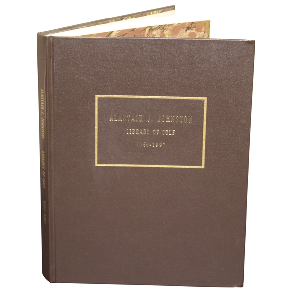 1566-1997 Alastair J. Johnston Library of Golf Signed by Author