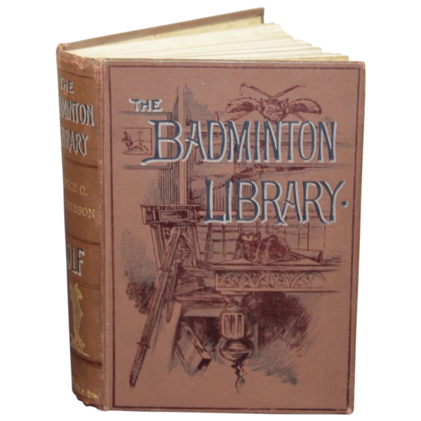 1895 'Golf the Badminton Library' 5th Edition Book by Horace Hutchinson