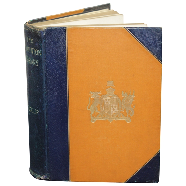 1893 Golf the Badminton Library 4th Edition Book by Horace Hutchinson
