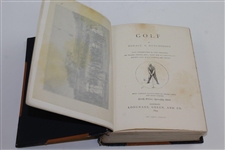 1893 'Golf the Badminton Library' 4th Edition Book by Horace Hutchinson