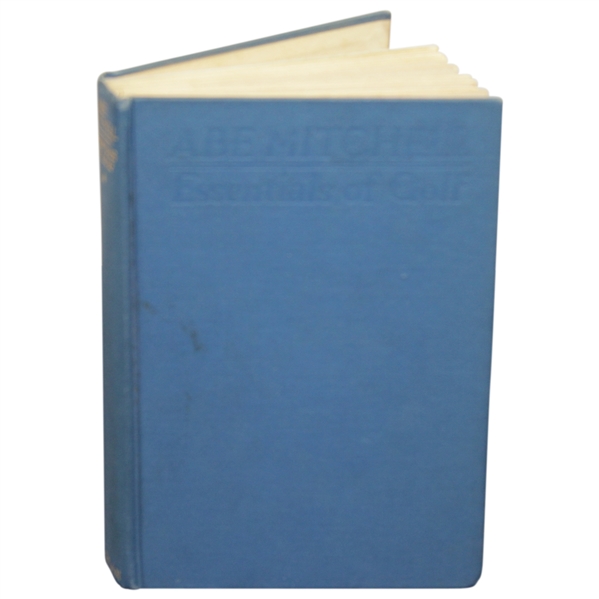 1927 Abe Mitchell: Essentials of Golf Book Dedicated to Samuel Ryder