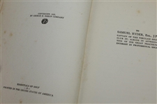 1927 'Abe Mitchell: Essentials of Golf' Book Dedicated to Samuel Ryder