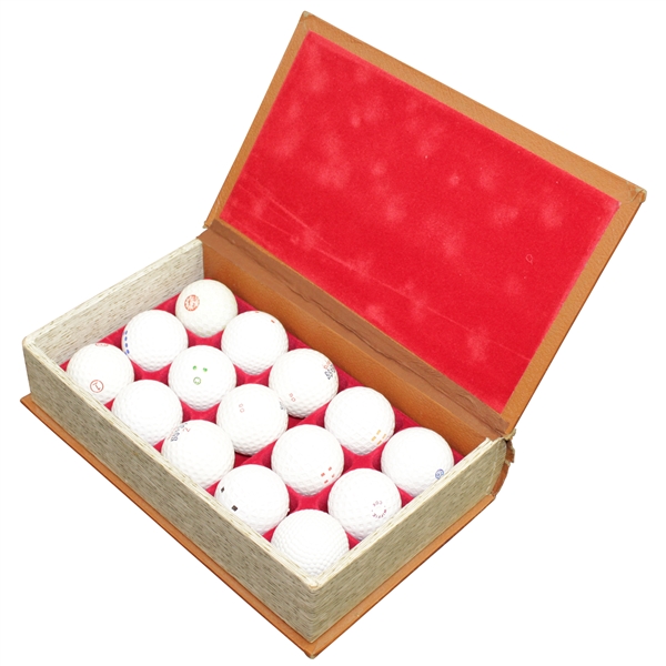 1899-1939 Anthology of the Golf Ball Ltd Ed with 15 Golf Balls in Original Box