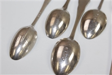 Ten (10) Various Antique Sterling Silver Golf Themed Spoons