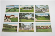Twenty-Four (24) Antique & Unique North Carolina Golf Postcards