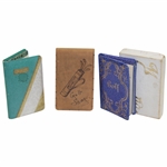 Circa 1900-1920s Three Unused Covered Golf Score Pads