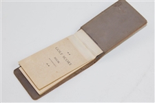 Circa 1900-1920s Three Unused Covered Golf Score Pads