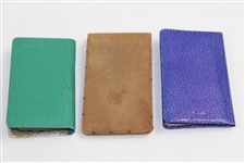 Circa 1900-1920s Three Unused Covered Golf Score Pads