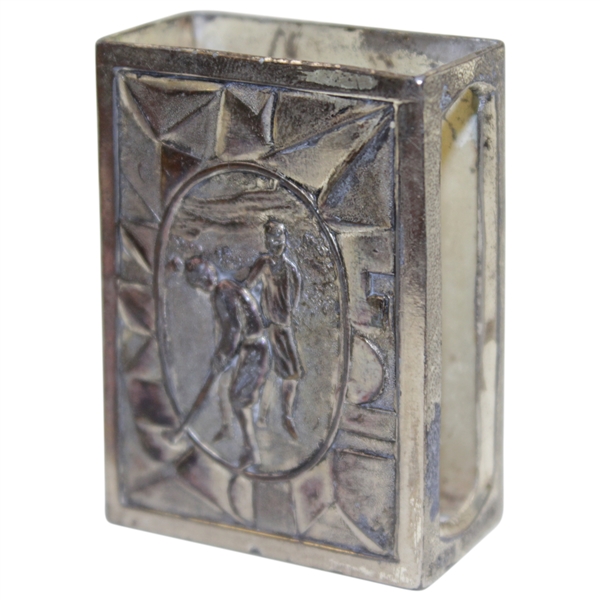 Art Deco Silver Matchbox Holder