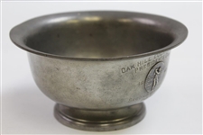 1940 President's Day at Oak Hill Country Club 2nd Division 2nd Net Pewter Bowl