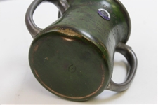 1912 The Country Club of Glen Ridge Spring Handicap 2-Handled Green with Gilded Interior Mug