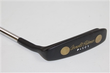 Arnold Palmer Signed 'Arnold Palmer' Face of P-101 Black Matte Putter - Signed in Gold JSA ALOA