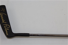 Arnold Palmer Signed 'Arnold Palmer' Face of P-101 Black Matte Putter - Signed in Gold JSA ALOA