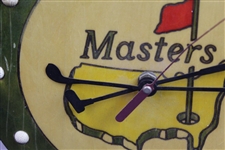 Classic Masters Tournament Logo Circular Wood Clock - Wow