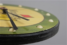 Classic Masters Tournament Logo Circular Wood Clock - Wow