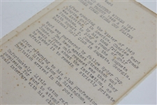 1950 Augusta National Golf Club Masters Invitation Given to Charles Ward from Bobby Jones!