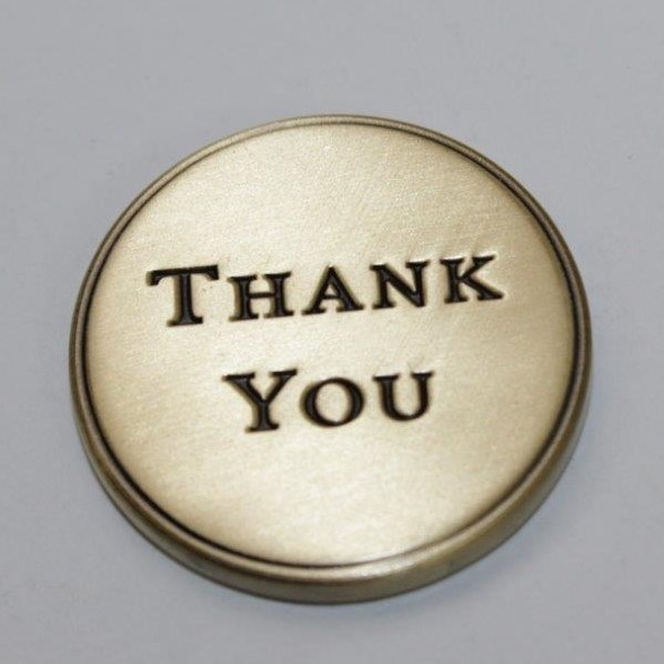 2020 Masters Tournament 'Thank You' Medallion - Given Out