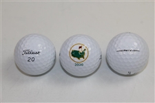 2020 Masters Tournament Berckmans Place Titleist ProV1 1934-2020 Dozen Logo Golf Balls in Original Box