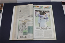 Tiger Woods 2002 Masters Champion as Reported in The Augusta Chronicle - Oversize Hardbound