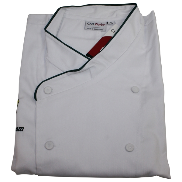 2020 Masters Tournament Culinary Team White Jacket Made by ChefWorks - Size XL