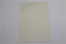 Payne Stewart Signed 1987 Letter Confirming Where MASTERS Winnings Go JSA ALOA