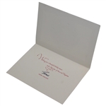 Gene Sarazen Signed Merry Christmas and Happy New Year Holiday Card JSA ALOA
