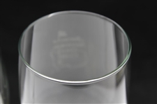 Pair of Augusta National Golf Club Logo White Wine Glasses