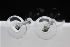 Pair of Augusta National Golf Club Logo White Wine Glasses