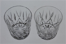 Pair of Augusta National Golf Club Map Logo Rocks Glasses
