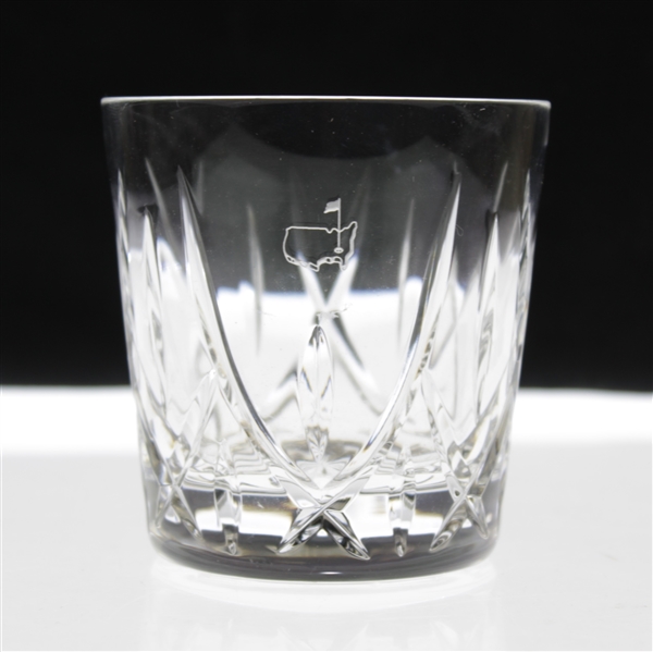 Augusta National Golf Club Map Logo Rocks Glass