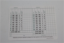 Herman Keiser Signed Augusta National Golf Club Scorecard JSA ALOA