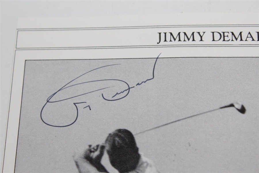 Jimmy Demaret & Roberto De Vicenzo Signed 'The Legends of Golf' Player Profile Page JSA ALOA