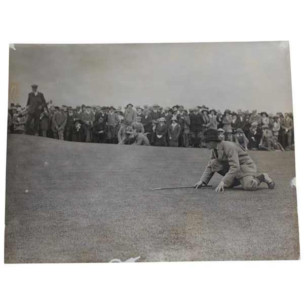 The Amateur Championship at St Andrews 'Schmidt' Daily Mirror Wire Photo - Victor Forbin Collection