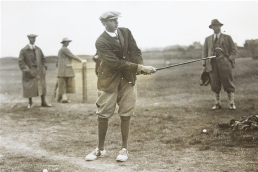F. Wright Approach During The Amateur Championship at Hoylake Sport & General Wire Photo - Victor Forbin Collection