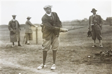 F. Wright Approach During The Amateur Championship at Hoylake Sport & General Wire Photo - Victor Forbin Collection