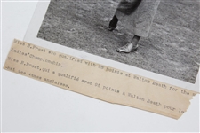 Miss H. Prest Qualifies at Walton Heath Daily Mirror Press Photo - Victor Forbin Collection