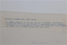 'Smallest Eighteen-Hole Golf Course' Daily Mirror Press Photo - Victor Forbin Collection