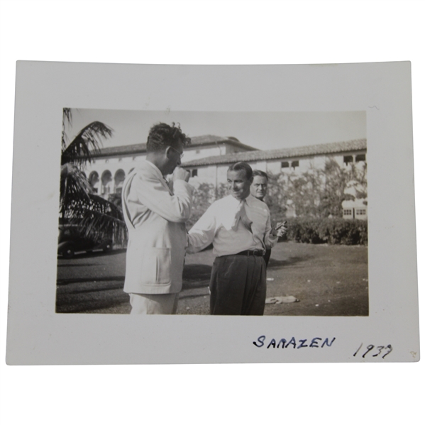 Original 1937 Photo of Gene Sarazen in Miami